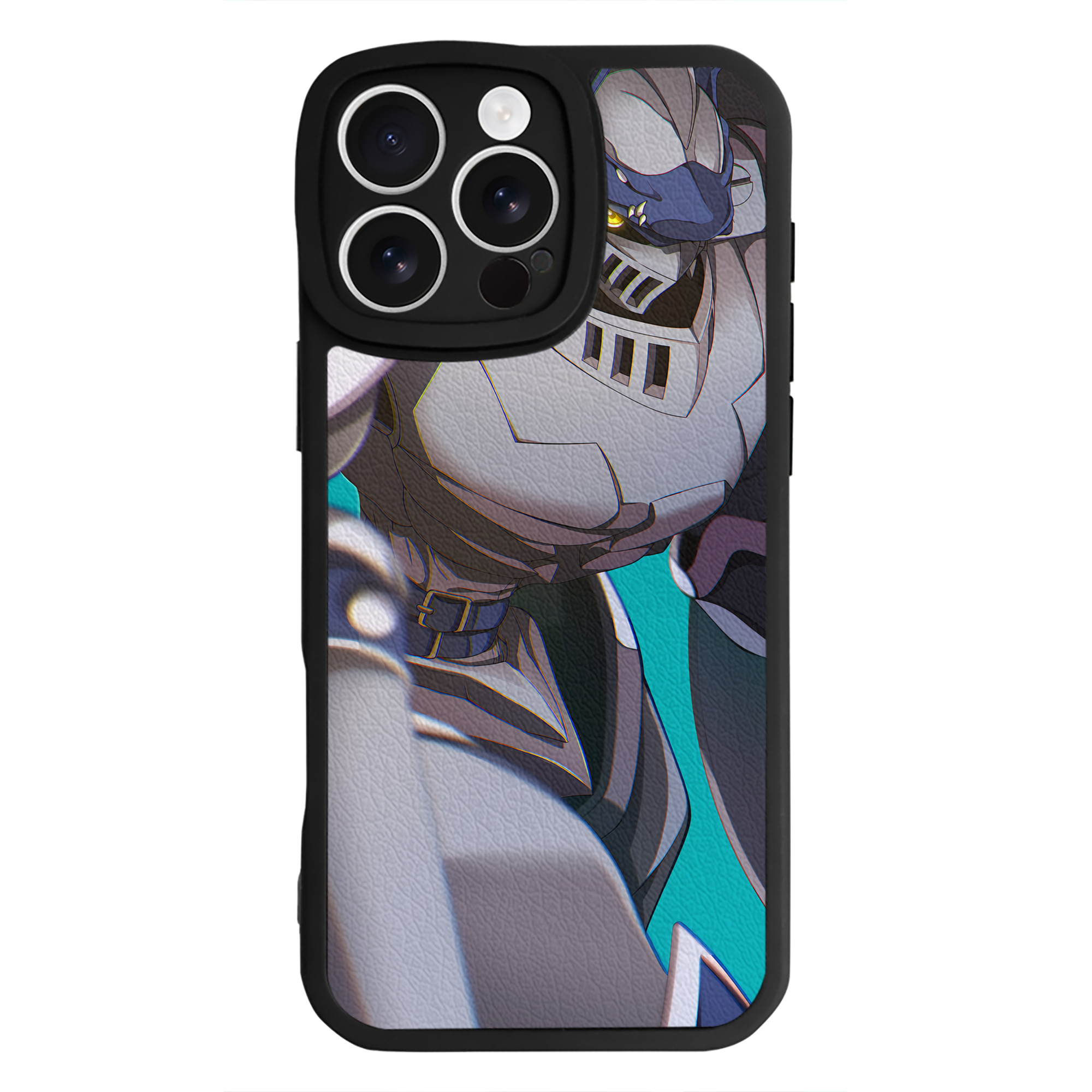 （画像用） Digimon デジタルモンスター/デジモン 【iPhone 16シリーズ対応】シリコンスマホケース（レザー調） 材質：シリコン